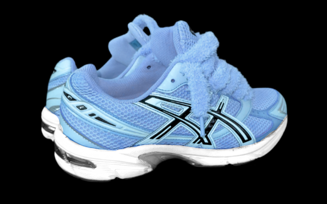 Asics 1130 Custom Bleu ( Semelle blanche )