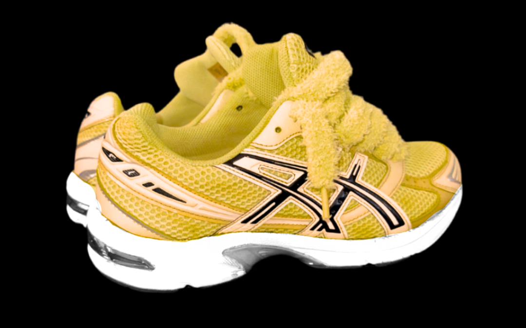 Asics 1130 Custom Jaune ( Semelle blanche )