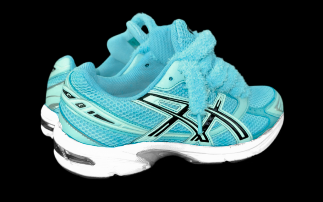 Asics 1130 Custom Turquoise ( Semelle blanche )