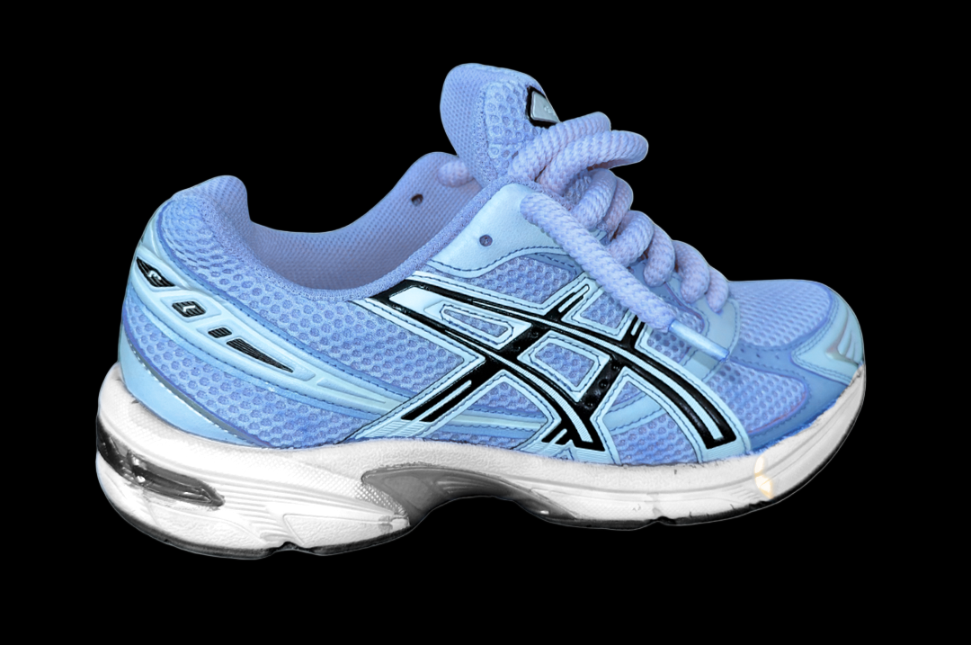 Asics 1130 Custom Bleu ( Lacet Custom + Semelle blanche )