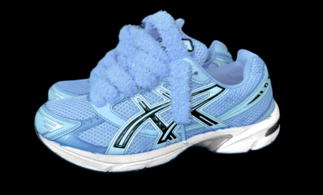 Asics 1130 Custom Bleu ( Semelle blanche )