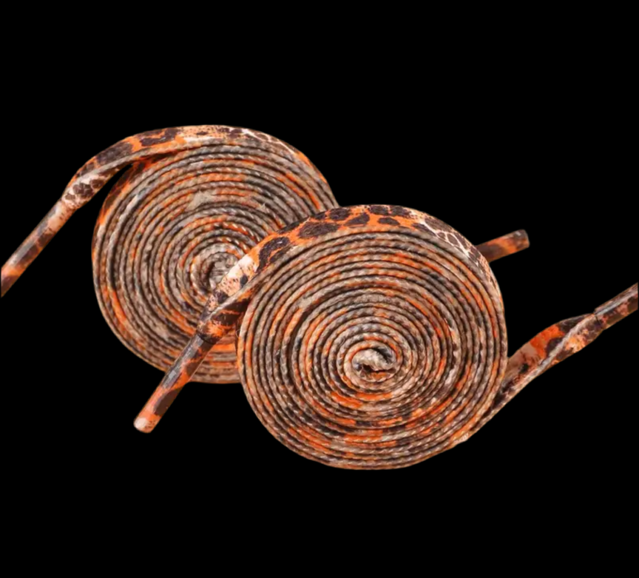 Lacet Camo Léopard Orange