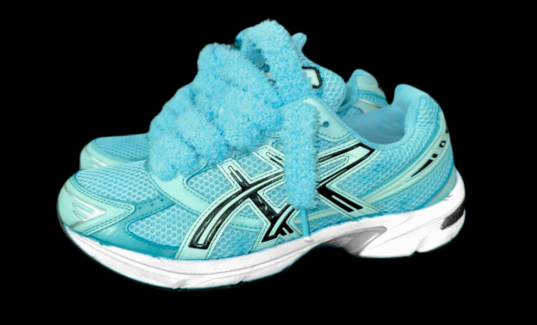 Asics 1130 Custom Turquoise ( Semelle blanche )