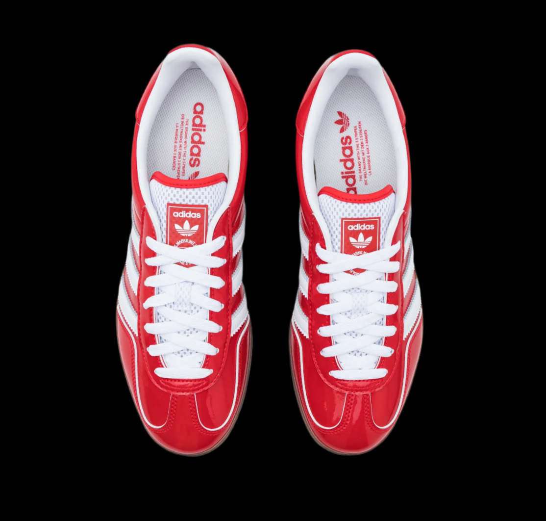 Adidas Gazelle Indoor Better Rouge (Cuir Vernis)