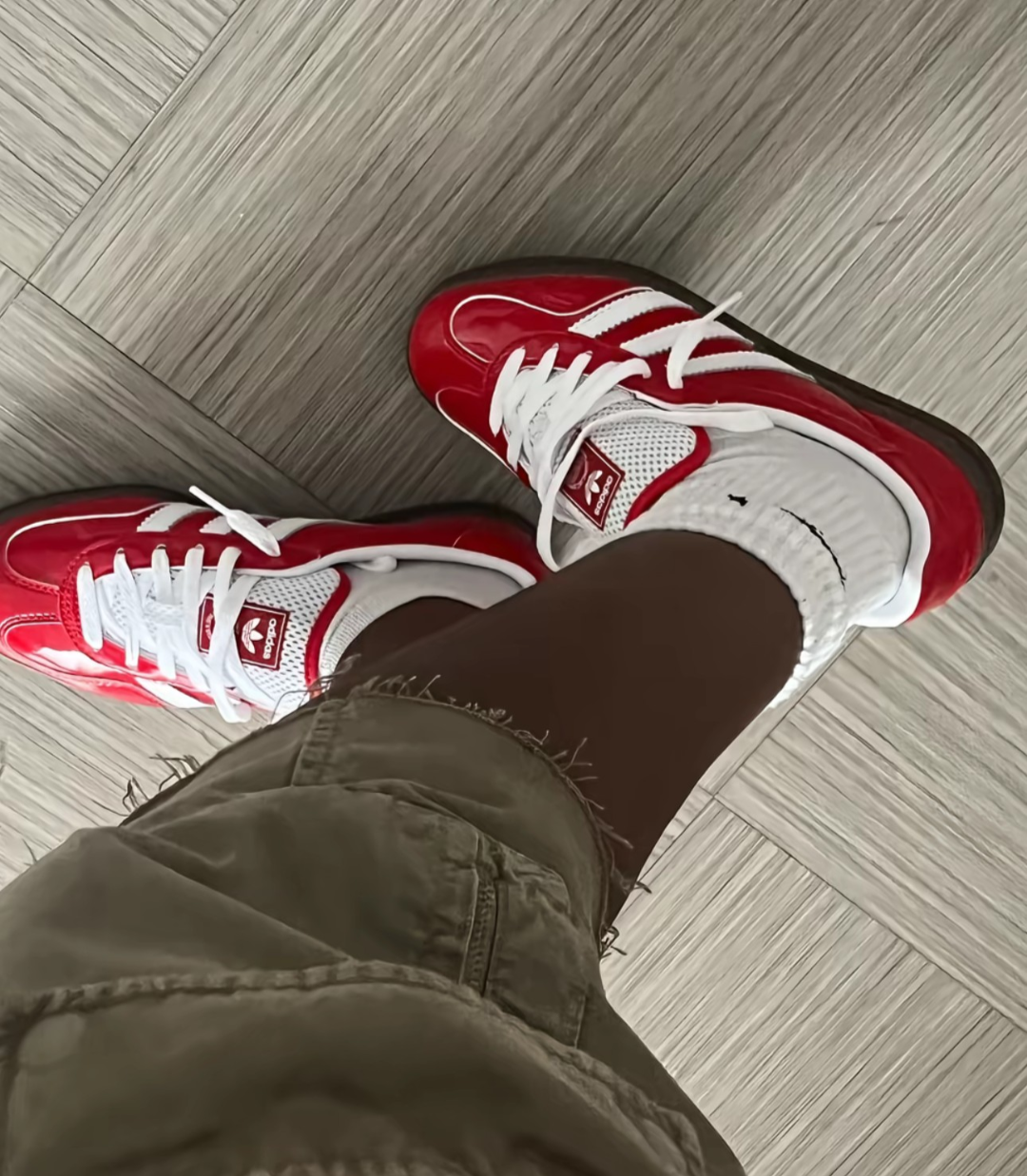 Adidas Gazelle Indoor Better Red (Lackleder)
