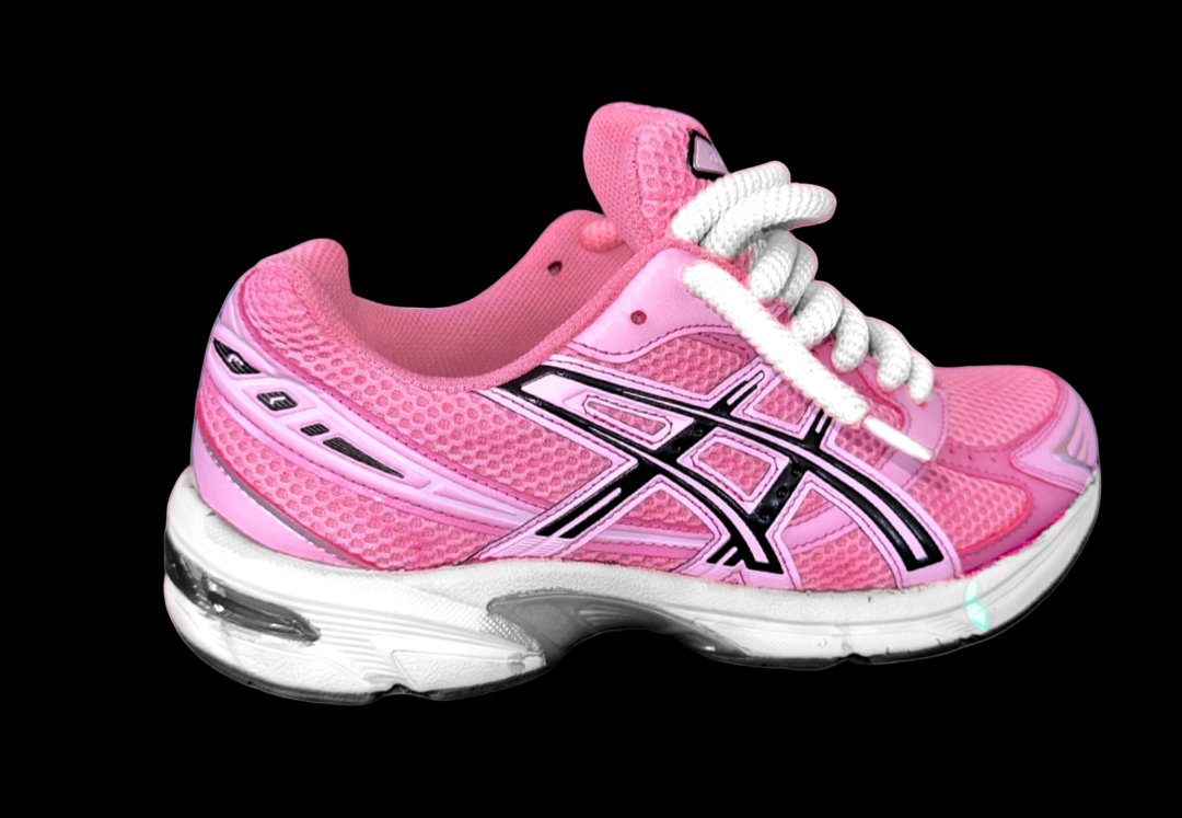 Asics 1130 Custom Rose ( Lacet Custom + Semelle blanche )