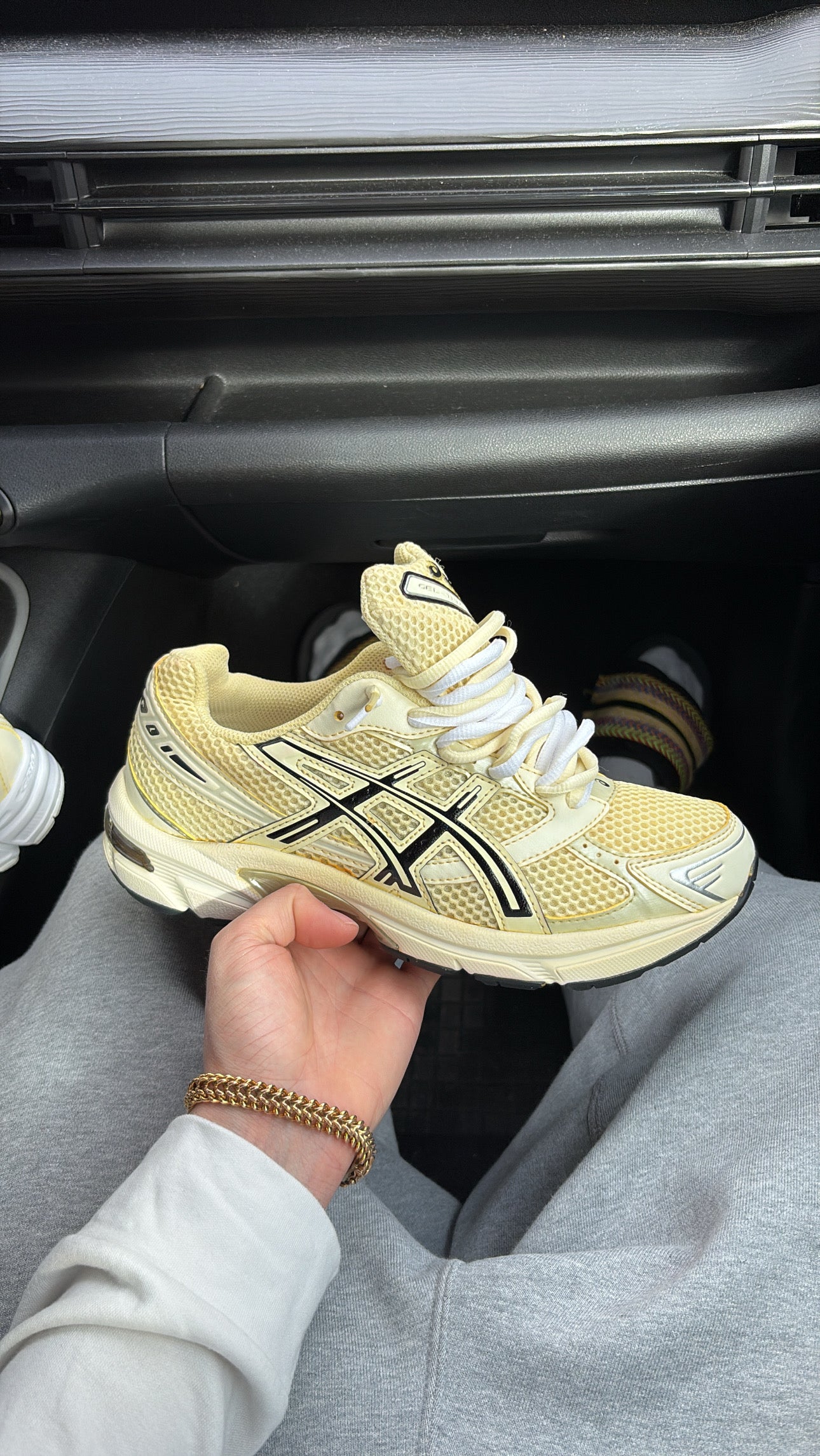 Asics 1130 Custom Lemon Double Lacet