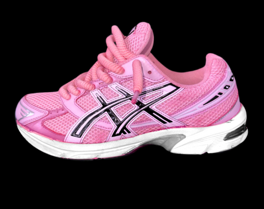 Asics 1130 Custom Rose ( Lacet Custom + Semelle blanche )