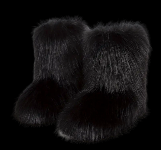 Fur Boots Noir