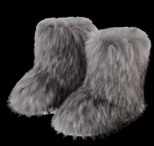Fur Boots Gris