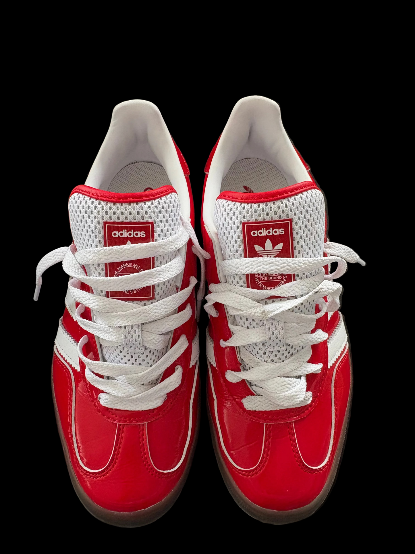 adidas gazelle silver green womens Adidas Gazelle Indoor Better Rouge (Cuir Vernis) – COPUP