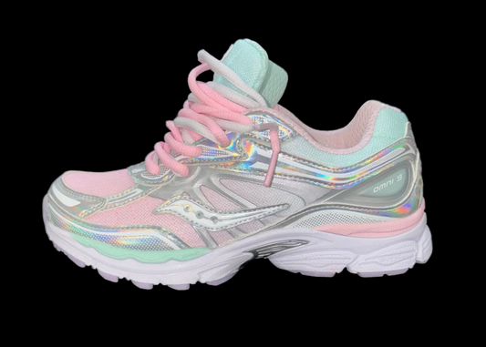 Saucony Omni 9 Pink Chrome Custom