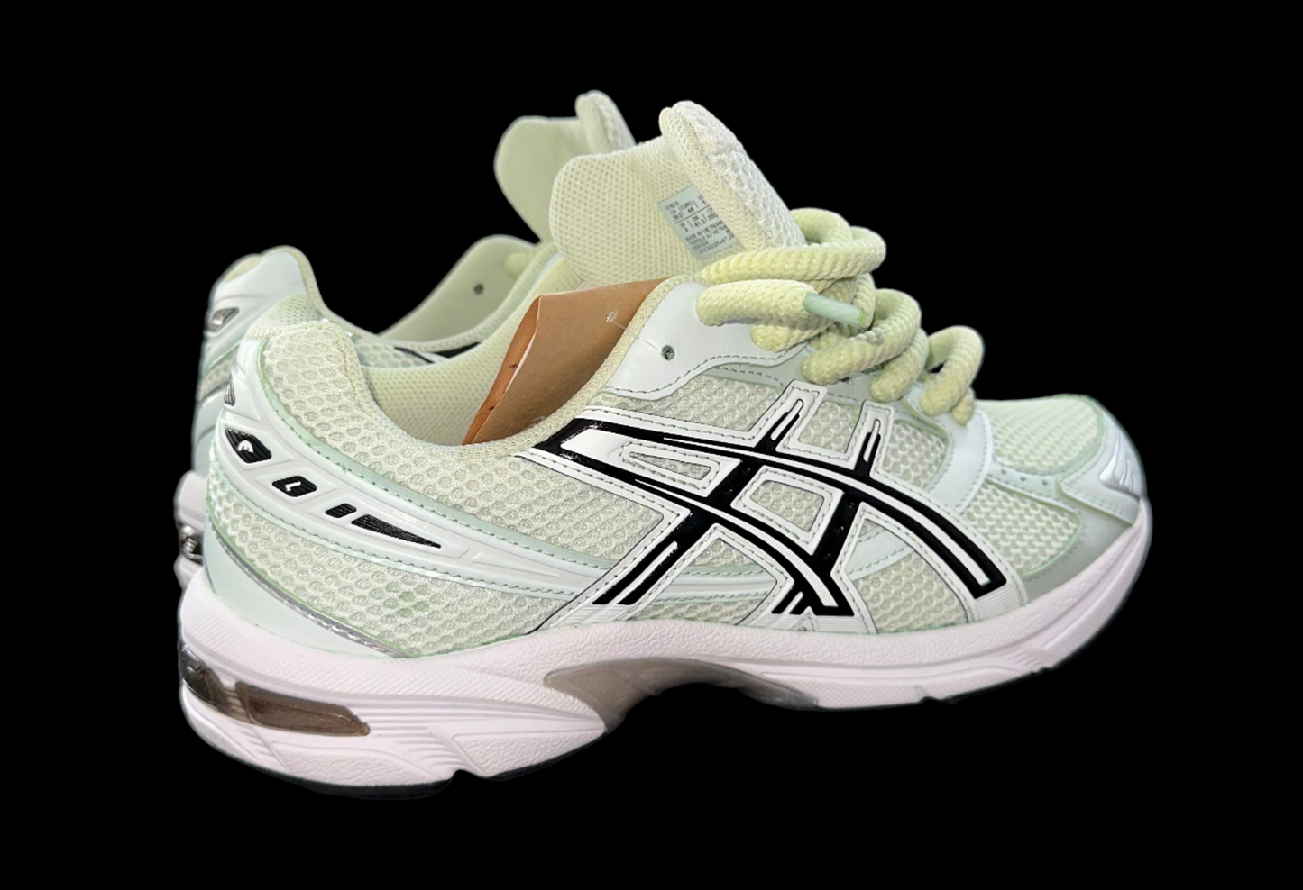 Asics 1130 Custom Vert ( Lacet Custom + Semelle blanche )